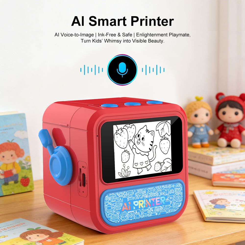 Smart Home Office - Smart AI Voice Mini Thermal Printer