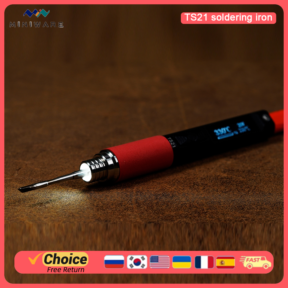 Smart Home Gadgets - MINIWARE TS21 100W Soldering Iron, PD3.1