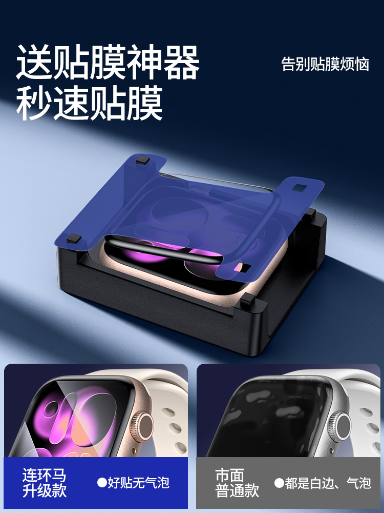 Smart Home Gadgets - 1-5PCS Glass For Apple Watch Series