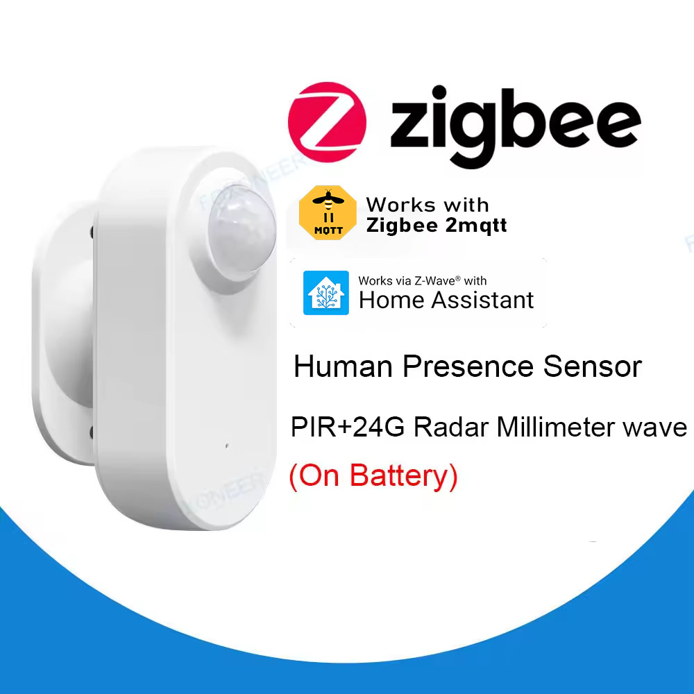 Smart Home Gadgets - Smart Zigbee Human Presence Detector,Luminance/Distance Detection,