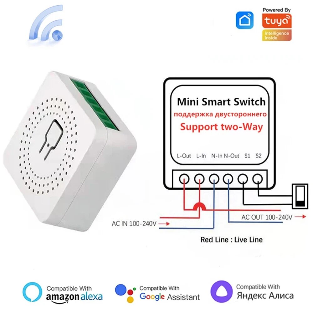 Smart Home Villa - Tuya Mini 16A WiFi Switch Smart