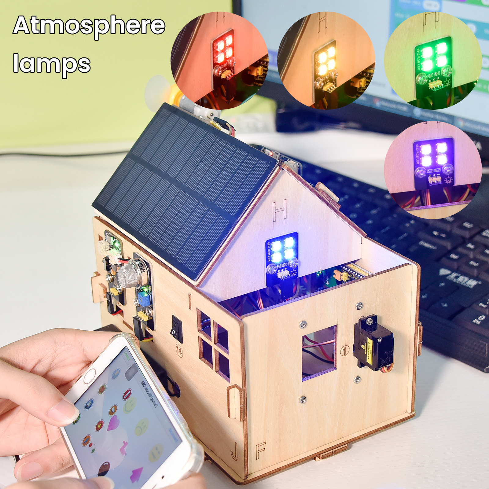 Smart Home Micro Bit - New!Keyestudio Microbit V2 Starter Kit Smart