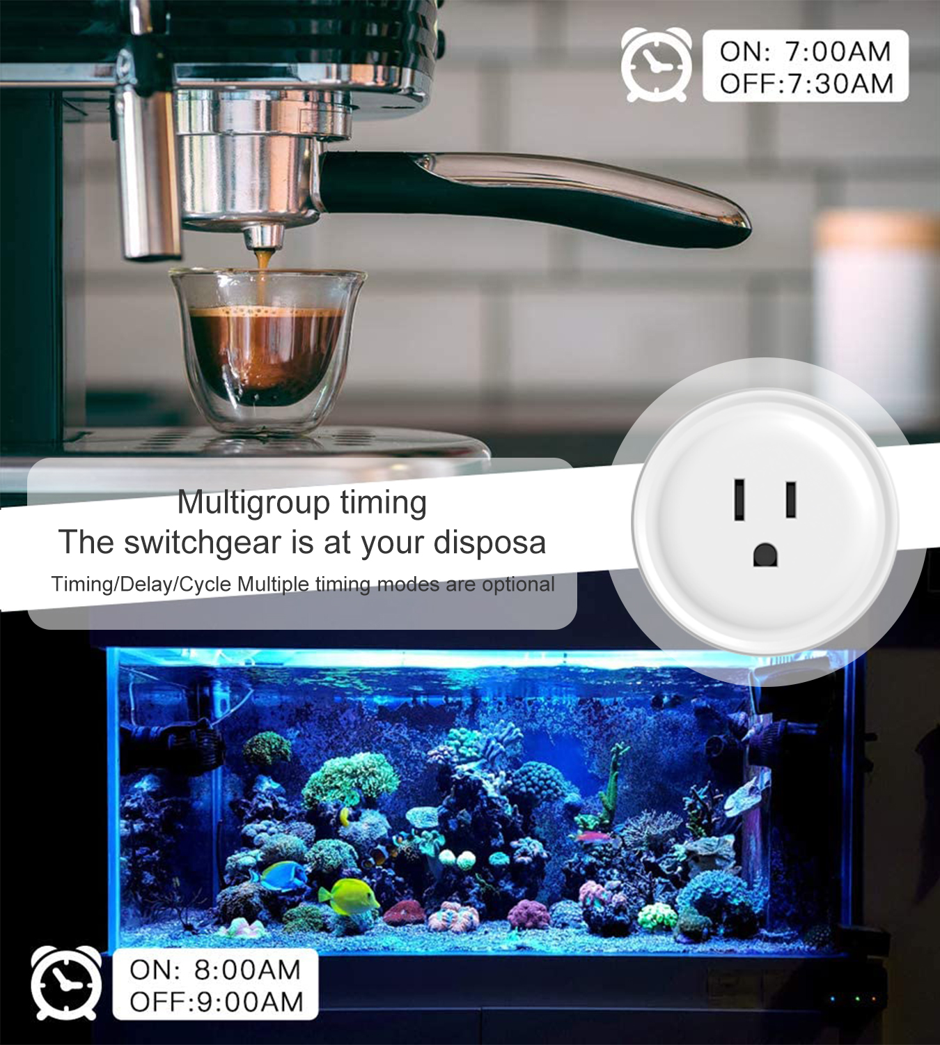 Tuya WiFi US Round 10A Smart P - Smart Home Gadgets reseña y precio