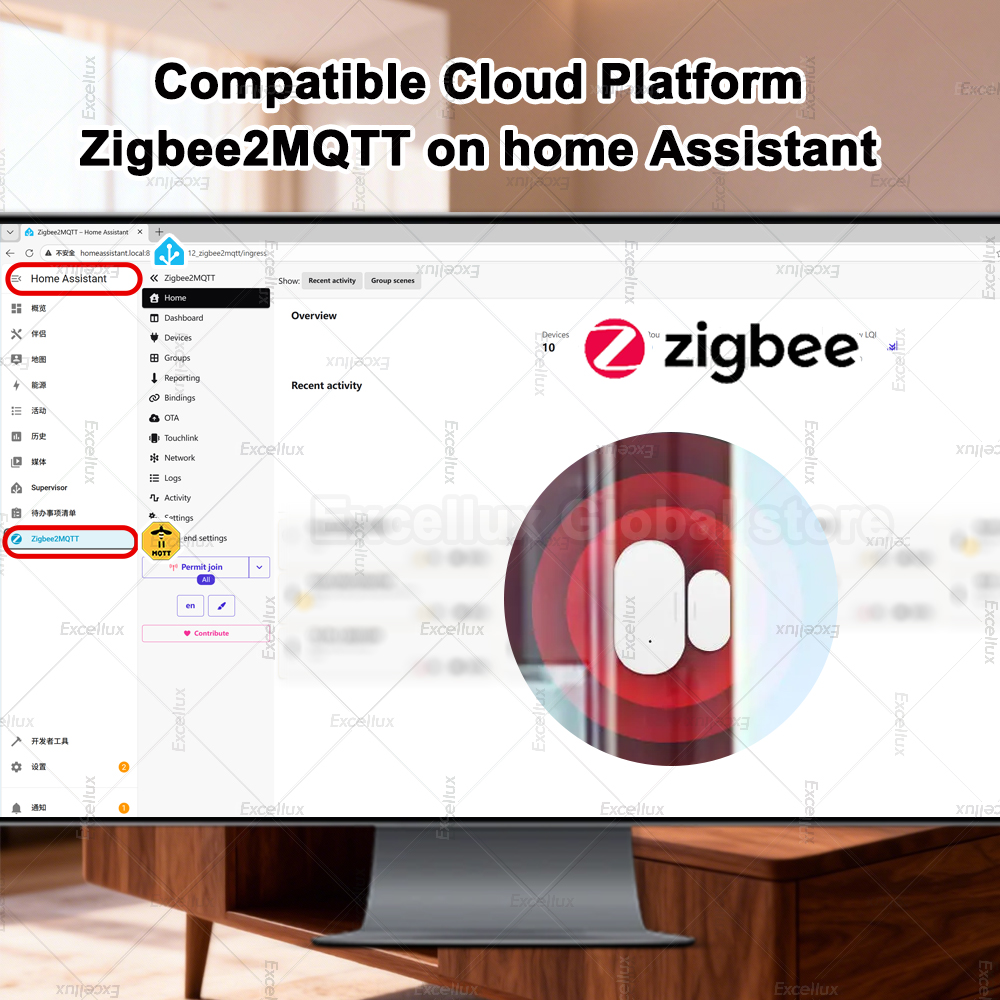 Zigbee 3.0 Door Window Sensor  - Smart Home Security reseña y precio