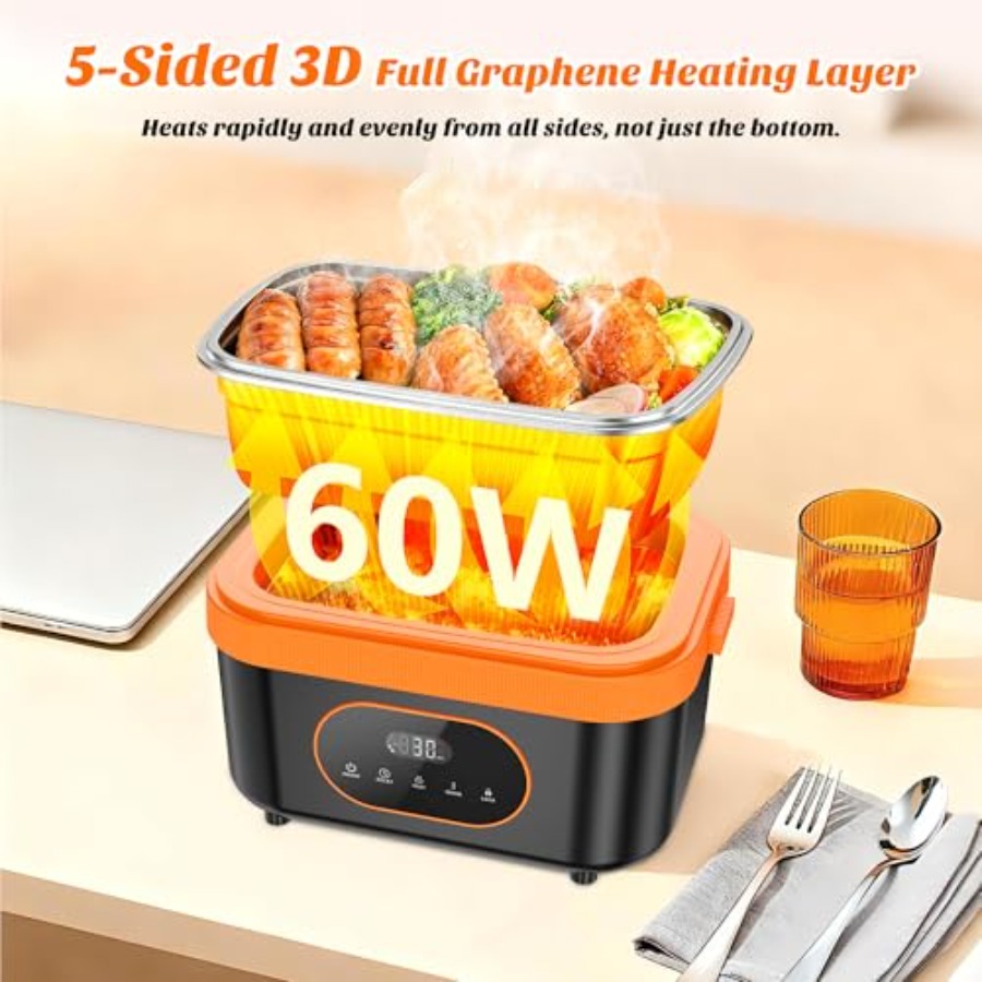 Cordless Heated Lunch Box for  - Smart Home Outdoor reseña y precio
