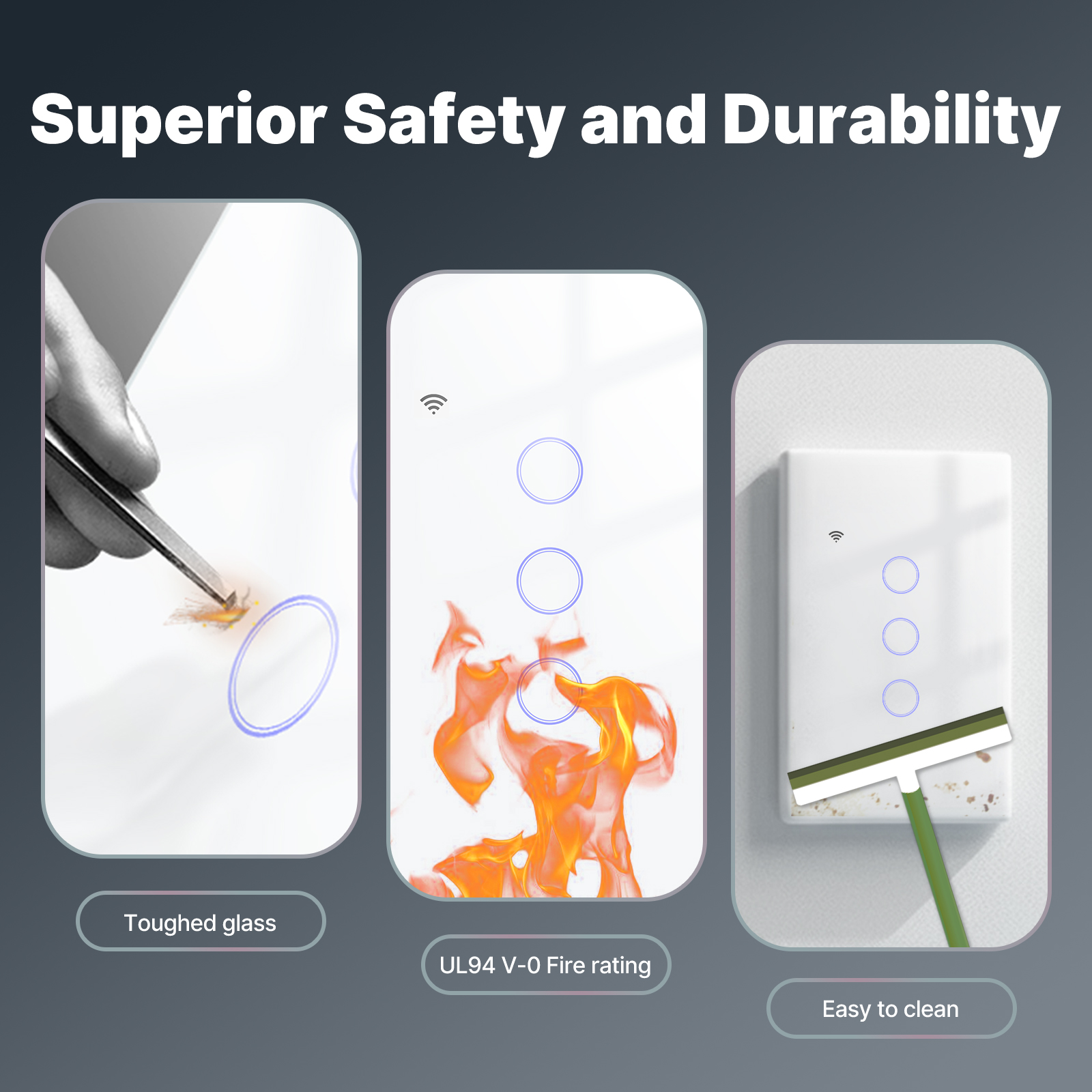 MOES Tuya WiFi Smart Light Swi - Smart Home Google reseña y precio