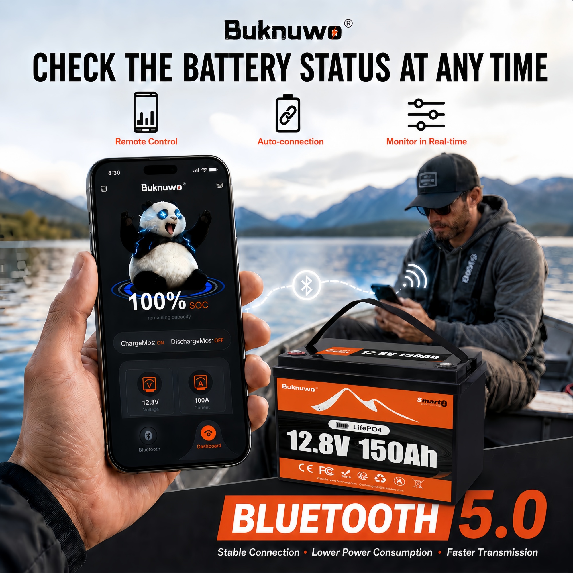 Smart 12V/12.8V 150Ah Bluetoot - Smart Home Outdoor reseña y precio