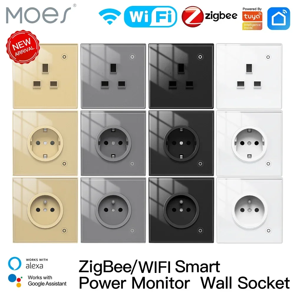 Moes ZigBee Wall Socket WIFI S - Smart Home Europe reseña y precio