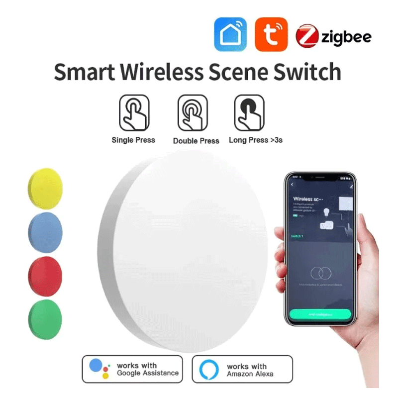 Tuya ZigBee Smart Wireless But - Smart Home Gadgets reseña y precio