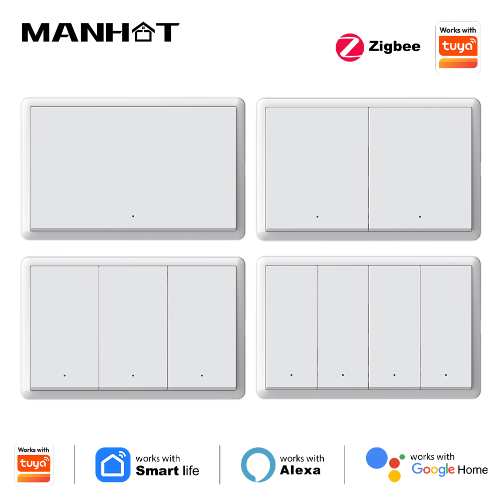 Manhot Smart zigbee Switch No  - Smart Home Google reseña y precio