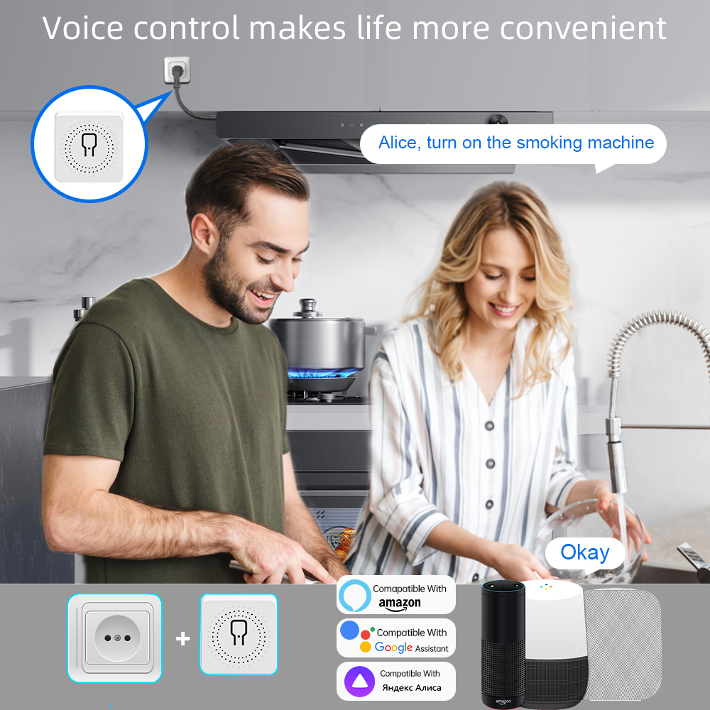 Tuya WiFi Smart Switch 1/2/3/4 - Smart Home Google reseña y precio