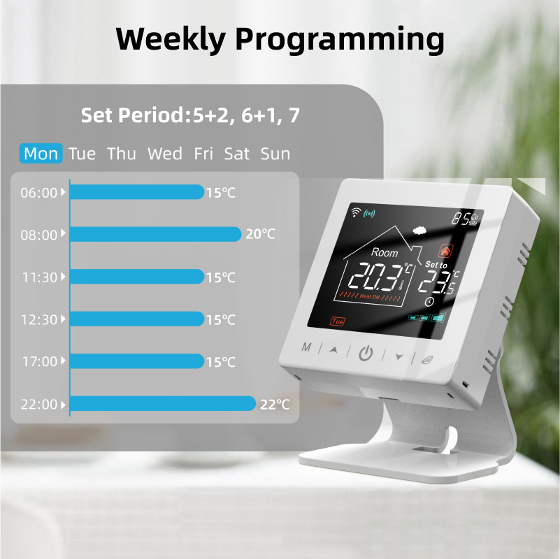 Smart home Wifi thermostat tuy - Smart Home Thermostat reseña y precio