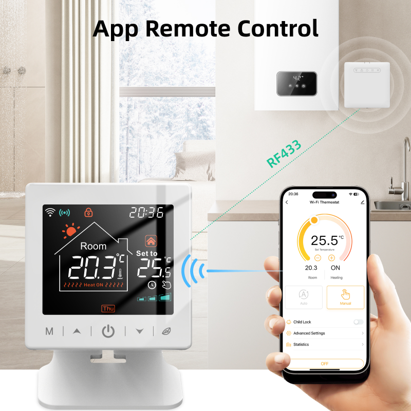 Smart home Wifi thermostat tuy - Smart Home Thermostat reseña y precio
