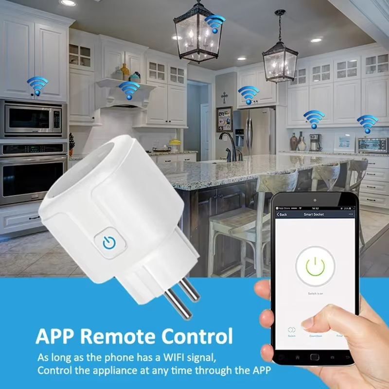 EU 16A/20A Smart Plug WiFi Soc - Smart Home Europe reseña y precio