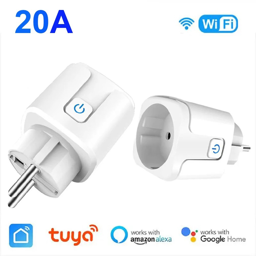 Tuya Wifi Plug 20A Smart Socke - Smart Home Europe reseña y precio