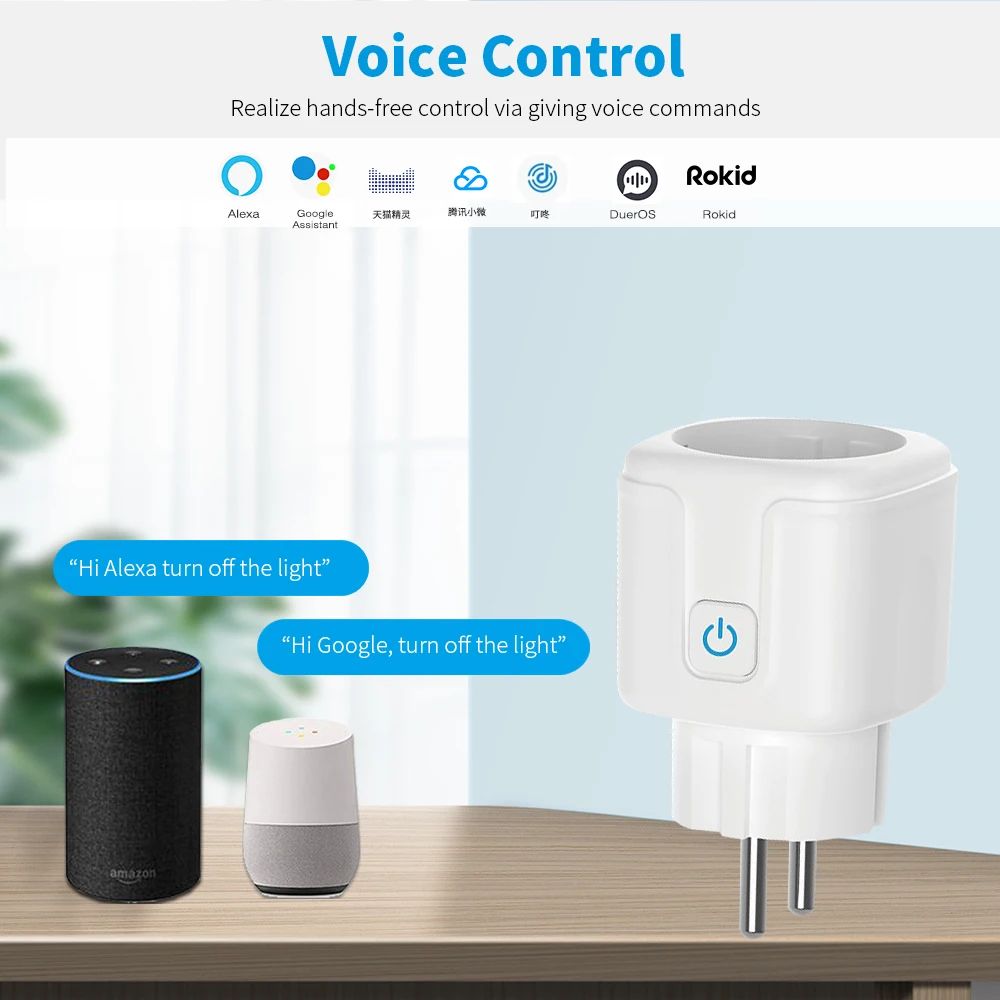 Tuya Wifi Plug 20A Smart Socke - Smart Home Europe reseña y precio
