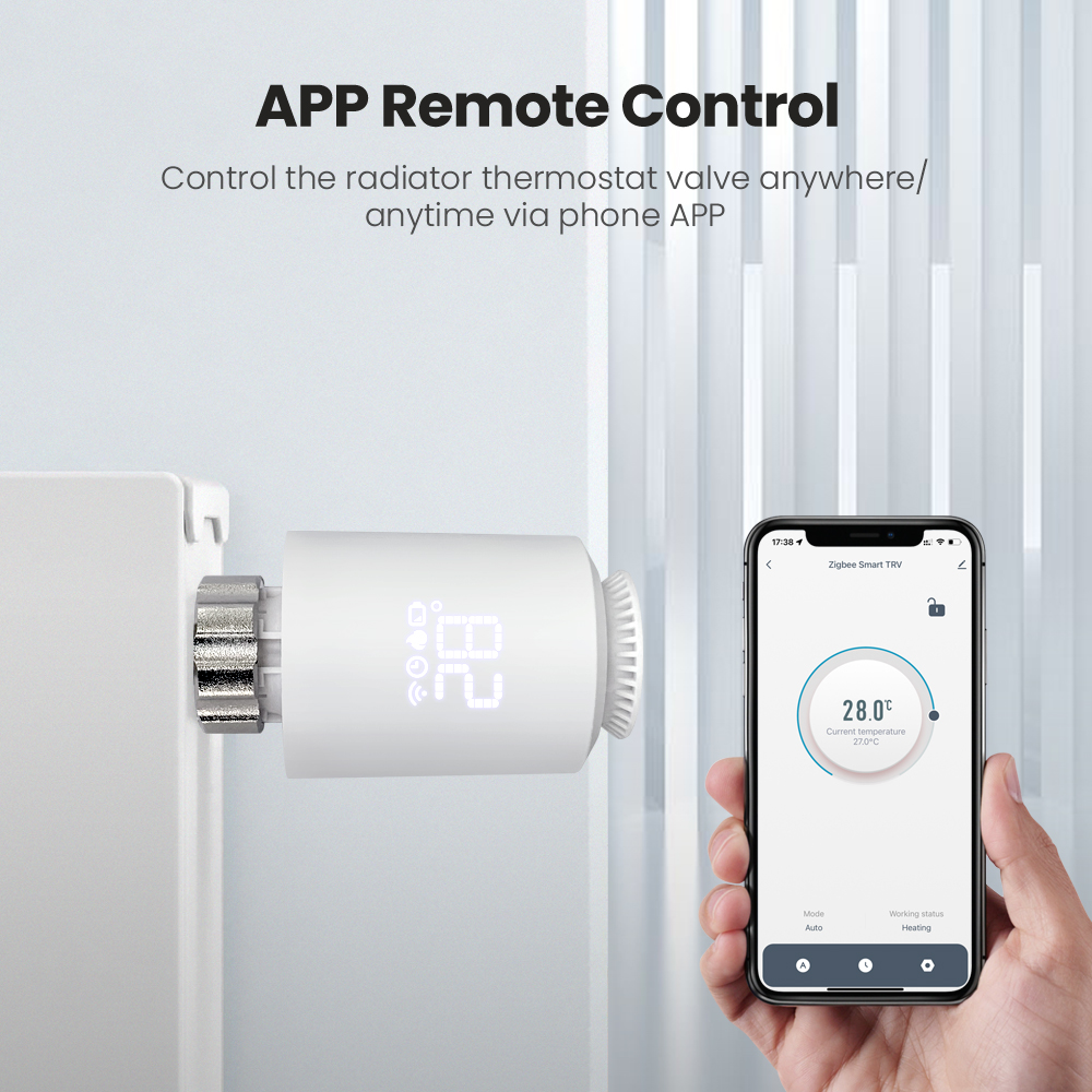 Tuya Smart ZigBee 3.0 TRV Radi - Smart Home Thermostat reseña y precio