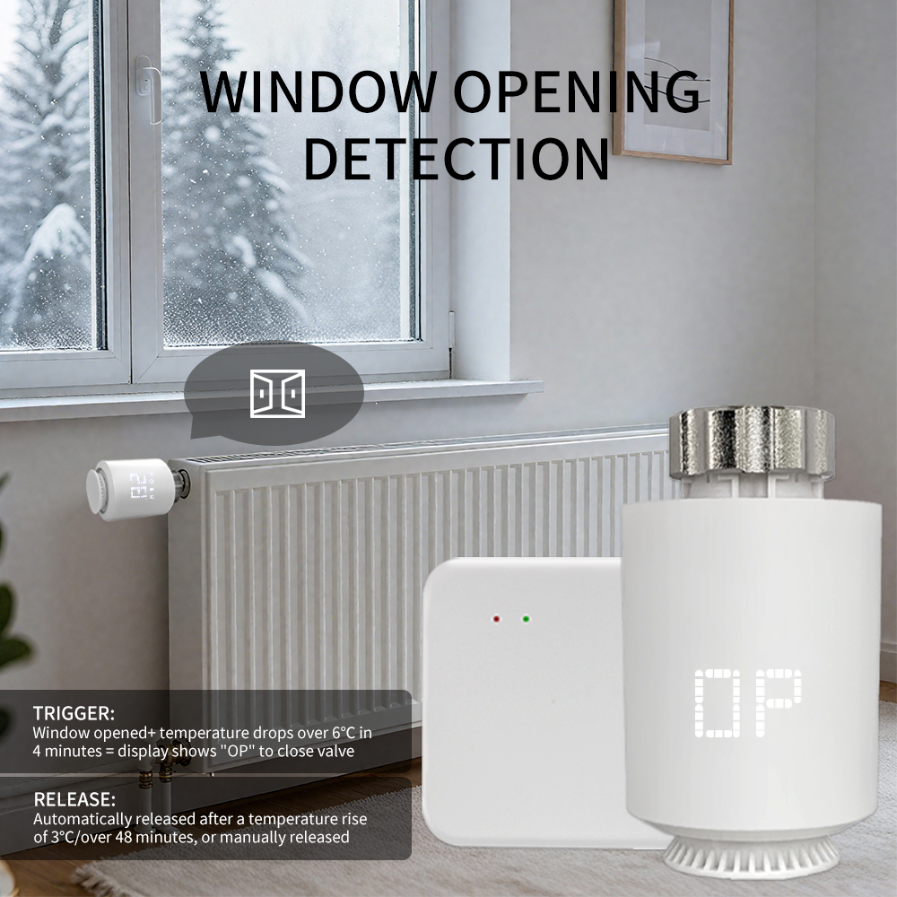 Tuya Smart ZigBee 3.0 TRV Radi - Smart Home Thermostat reseña y precio