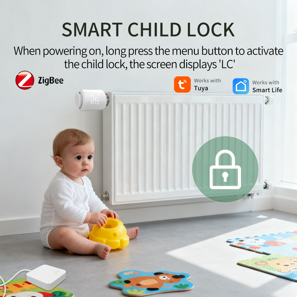 Tuya Smart ZigBee 3.0 TRV Radi - Smart Home Thermostat reseña y precio
