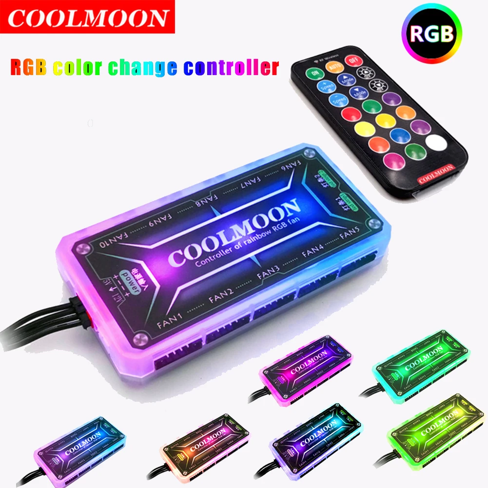 COOLMOON ARGB Controller 12V 5 - Smart Home Gadgets reseña y precio