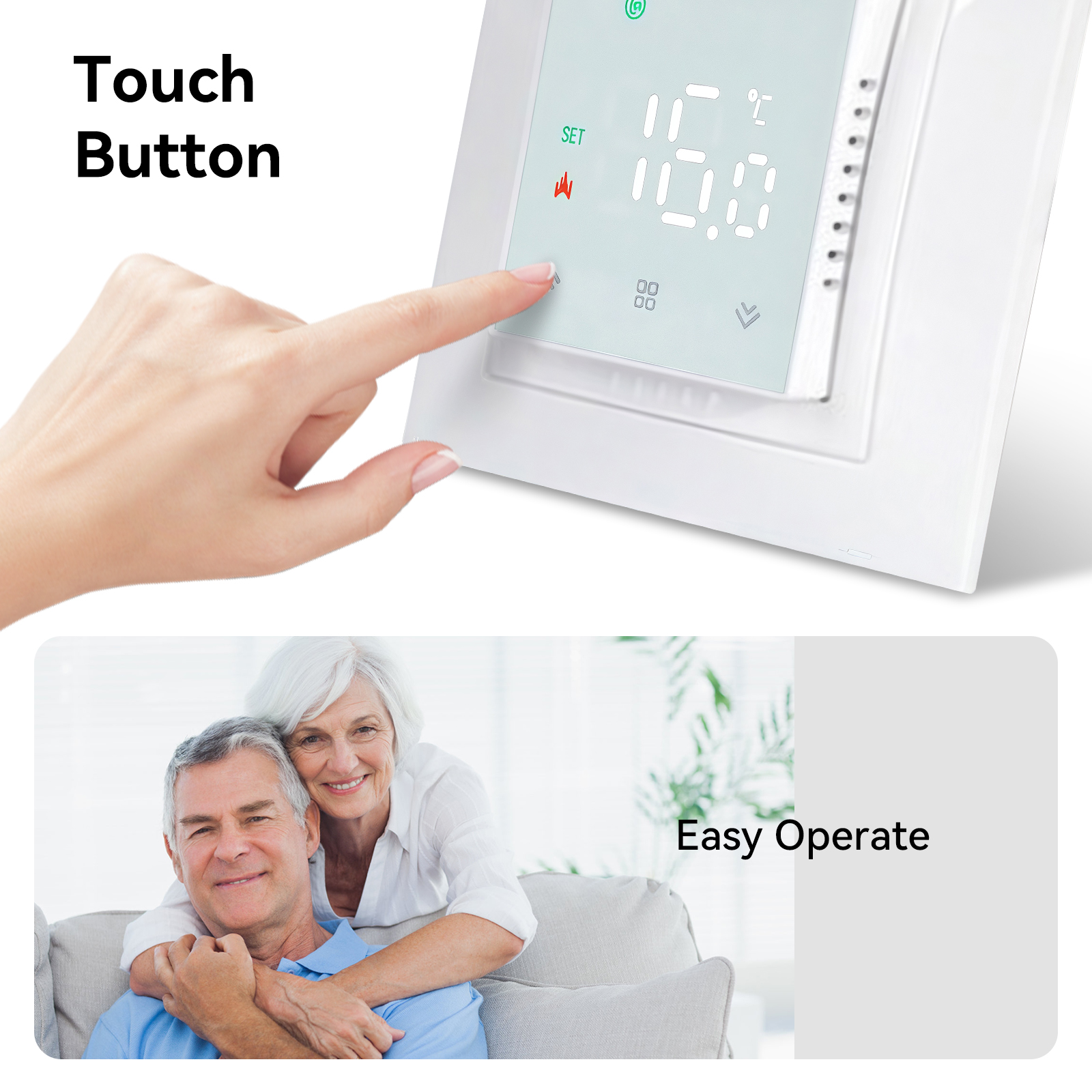 Smart WIFI MK08 Thermostat Rem - Smart Home Thermostat reseña y precio