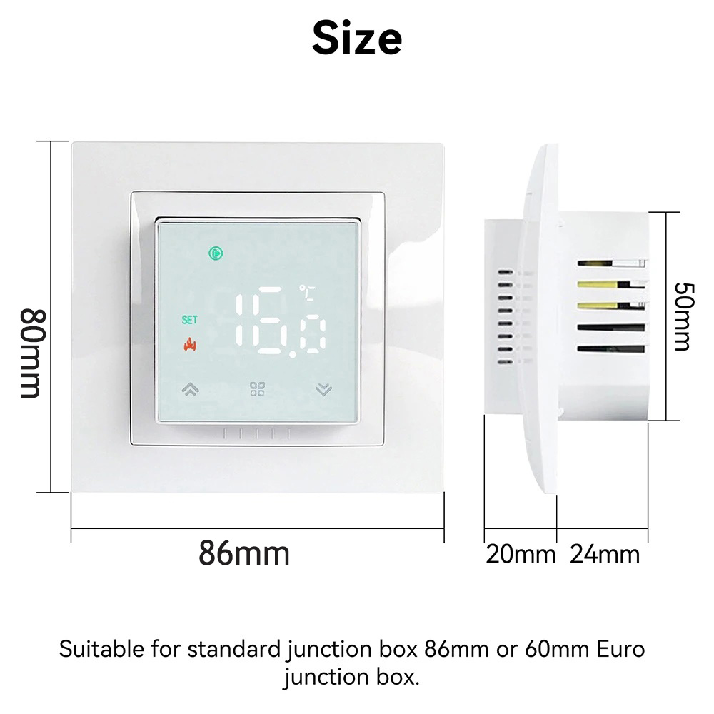 Smart WIFI MK08 Thermostat Rem - Smart Home Thermostat reseña y precio