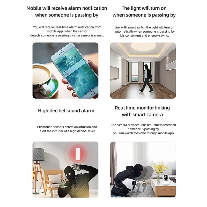 Tuya WiFi Zigbee PIR Motion Se - Smart Home Outdoor reseña y precio
