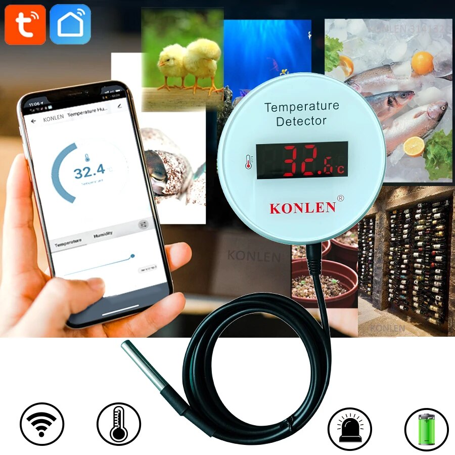 KONLEN Tuya Wifi Temperature S - Smart Home Thermostat reseña y precio