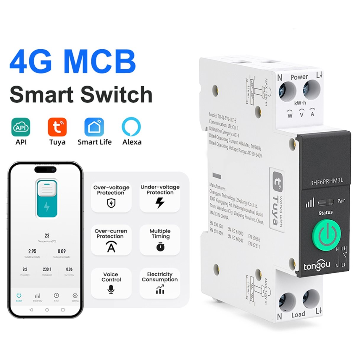 HOT!  UYA 4G LTE GSM MCB Smart - Smart Home reseña y precio