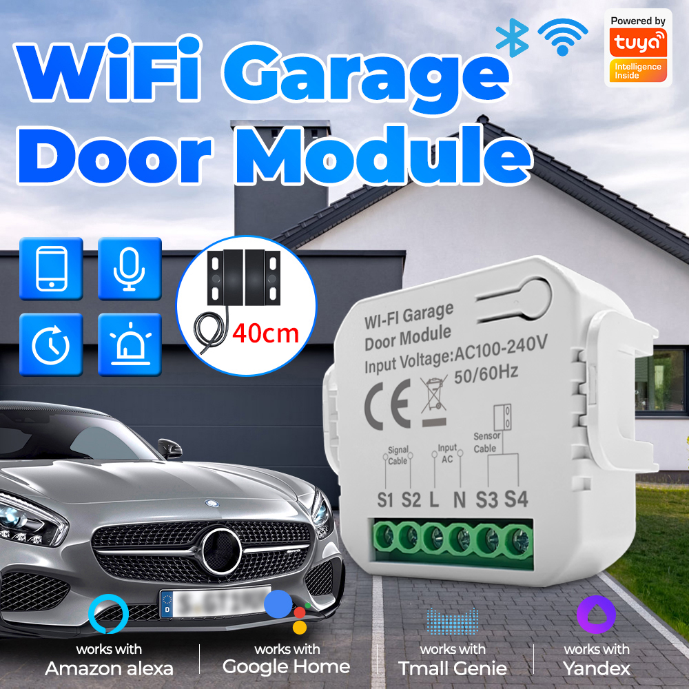 Smart Tuya WiFi Garage Door Sw - Smart Home Villa reseña y precio