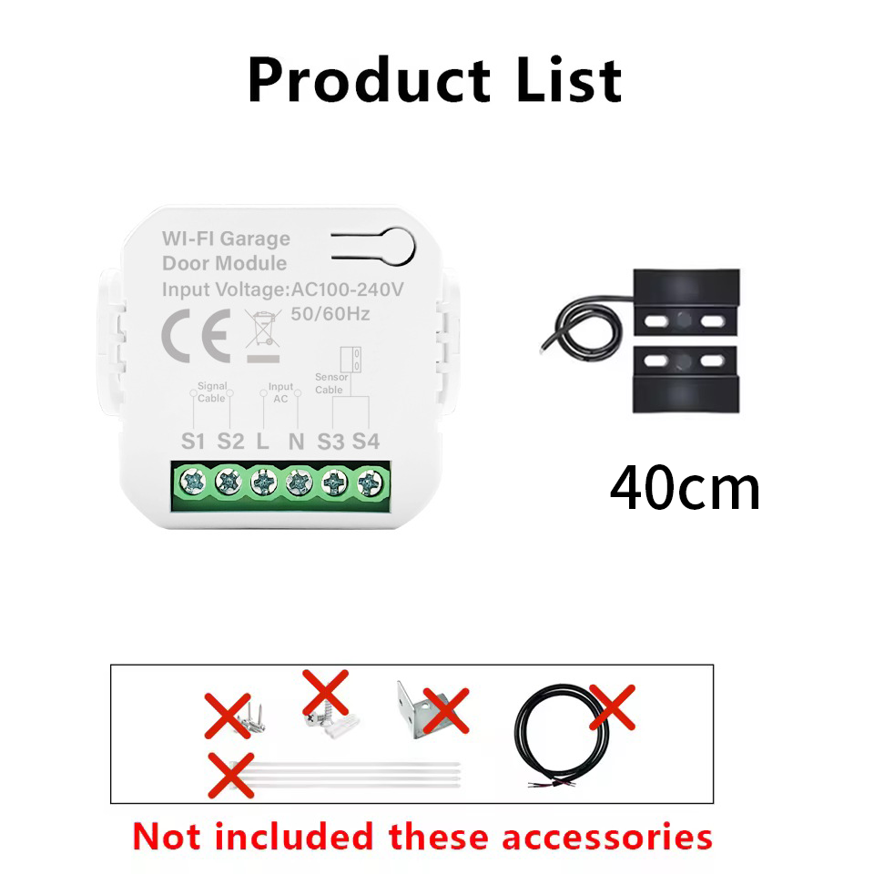 Smart Tuya WiFi Garage Door Sw - Smart Home Villa reseña y precio