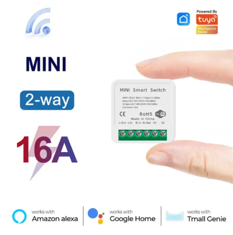 Mini 16A WiFi Switch Smart Lif - Smart Home Villa reseña y precio