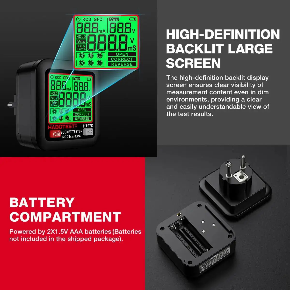 HABOTEST HT97 Digital Socket T - Smart Home Europe reseña y precio