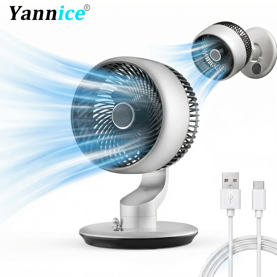 7800mAh USB Desk Fan 5 Speed A - Smart Home Office reseña y precio