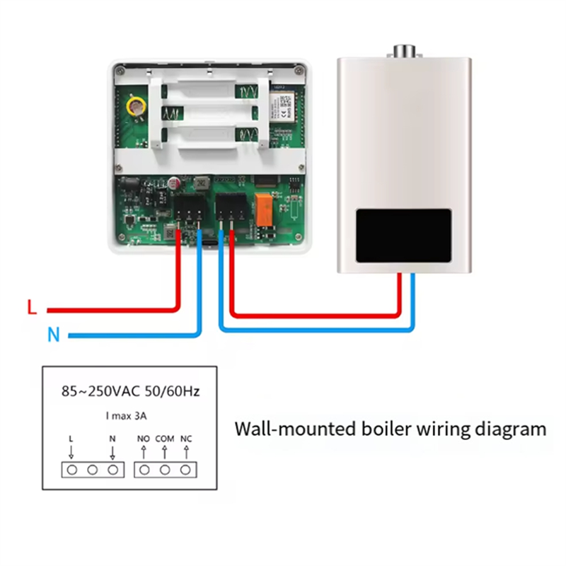 B04C-Battery-Powered Tuya Smar - Smart Home Thermostat reseña y precio