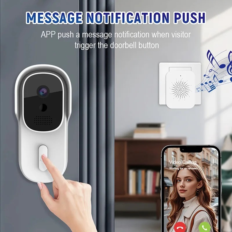 Tuya Smart Video Doorbell Two- - Smart Home Video Doorbell reseña y precio