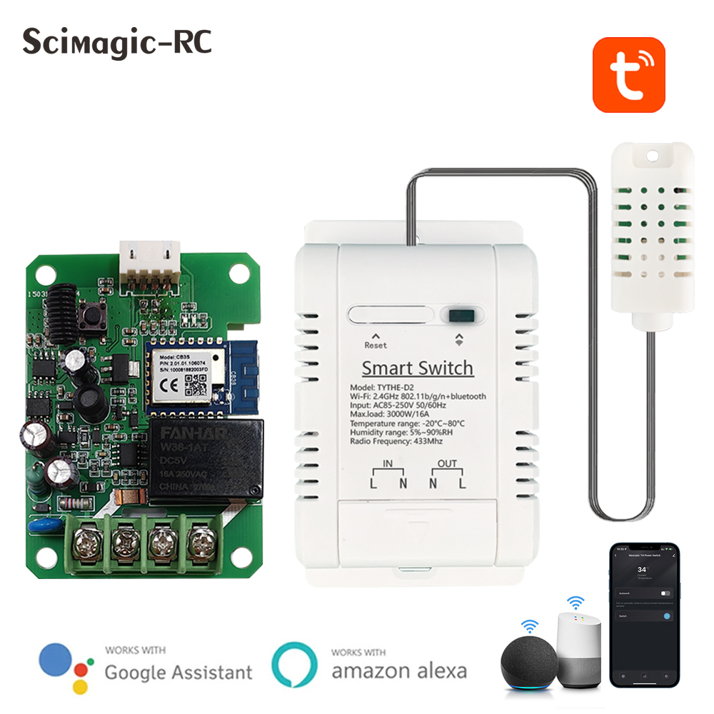 WiFi TH-16 Switch Tuya Wireles - Smart Home Thermostat reseña y precio