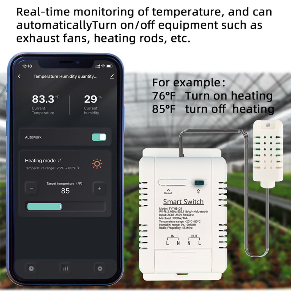 WiFi TH-16 Switch Tuya Wireles - Smart Home Thermostat reseña y precio