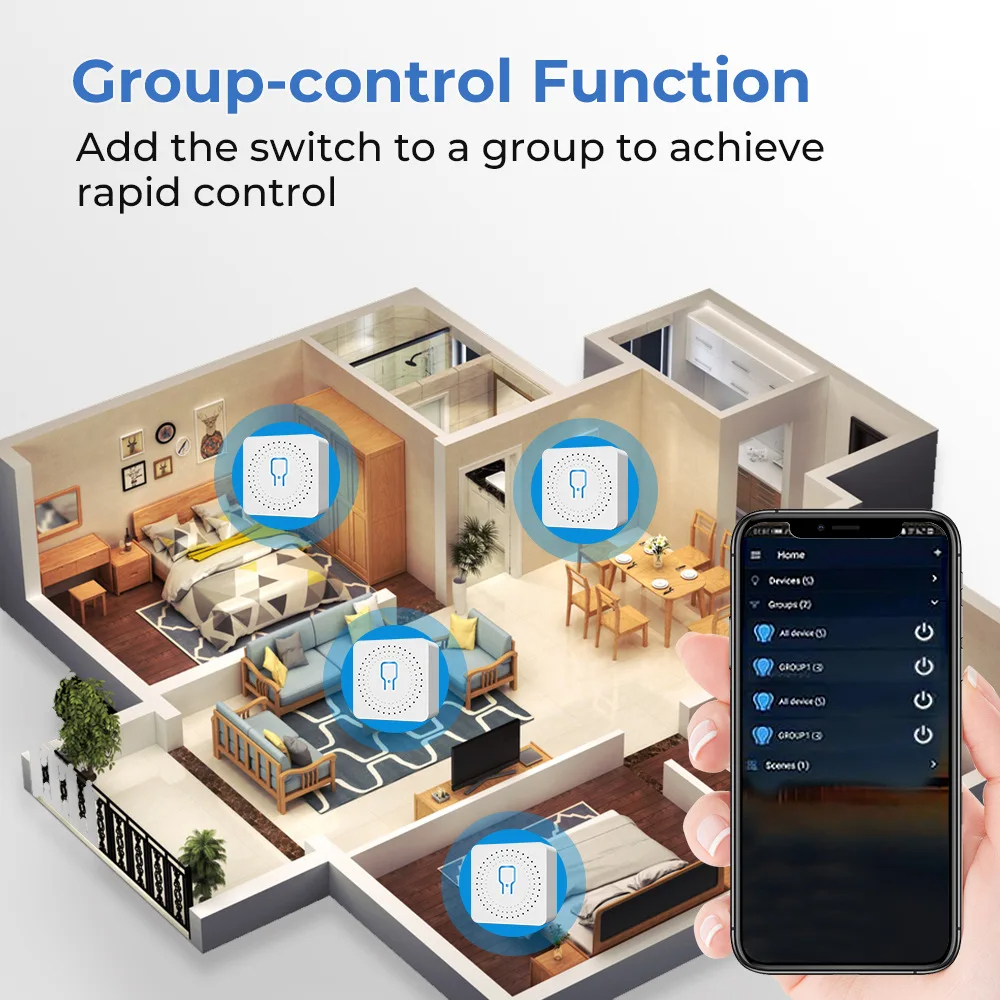 For Tuya Mini Smart WiFi Switc - Smart Home Villa reseña y precio
