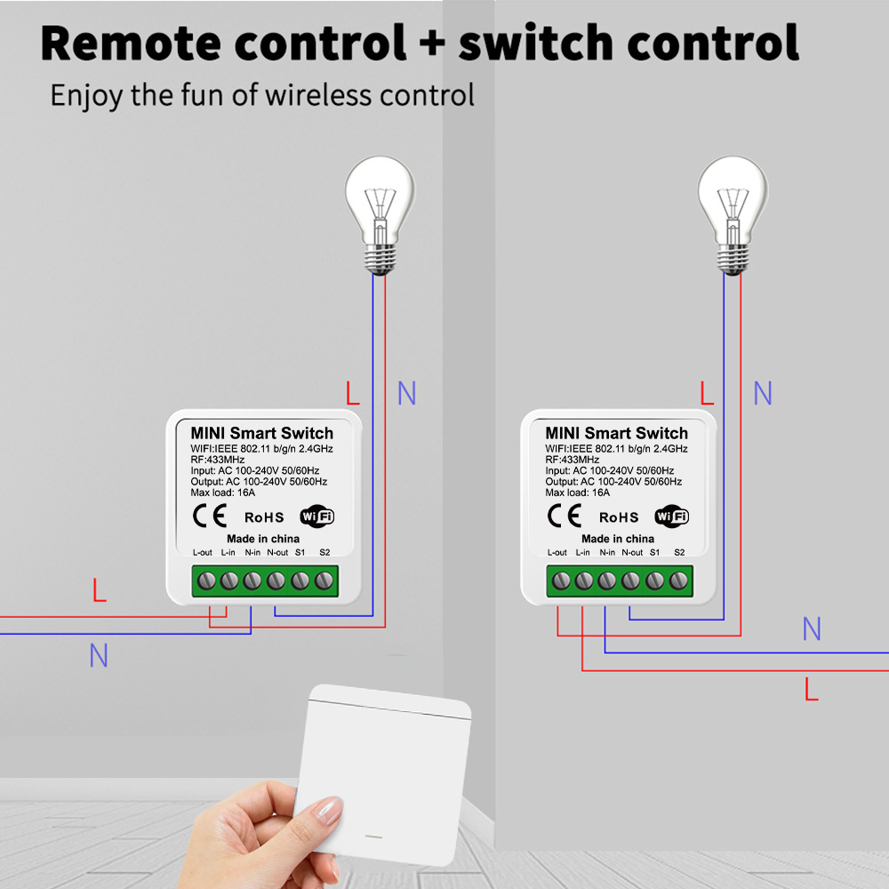 Tuya WiFi Smart Light Switch S - Smart Home Google reseña y precio