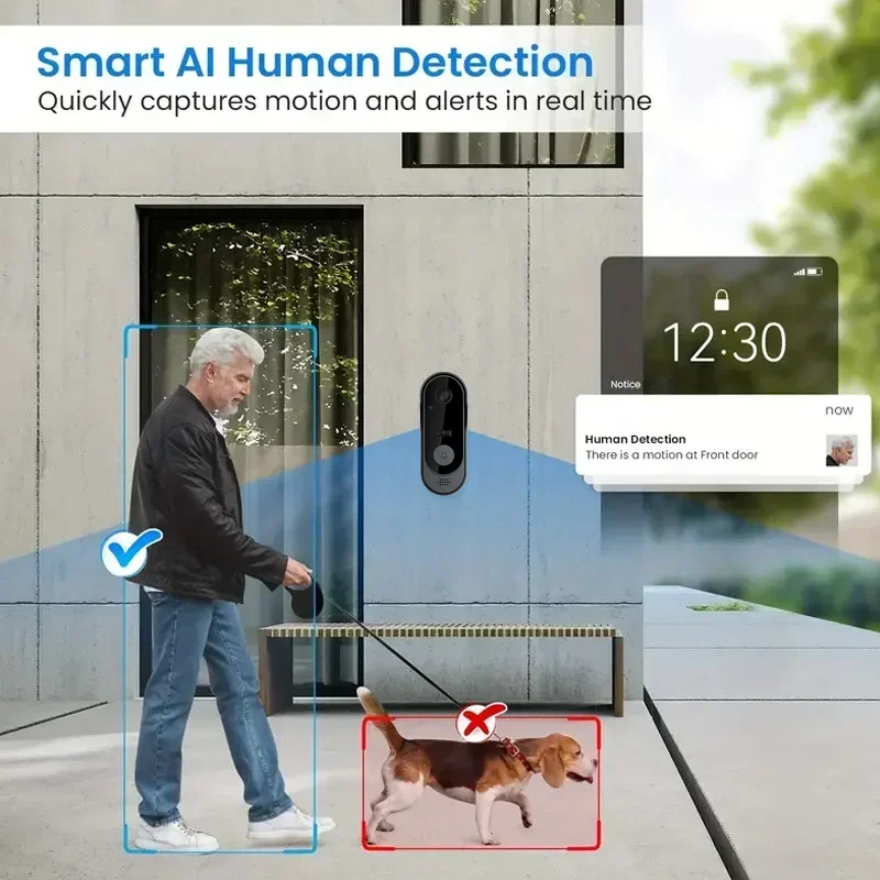 Video HD Wireless Waterproof D - Smart Home Video Doorbell reseña y precio