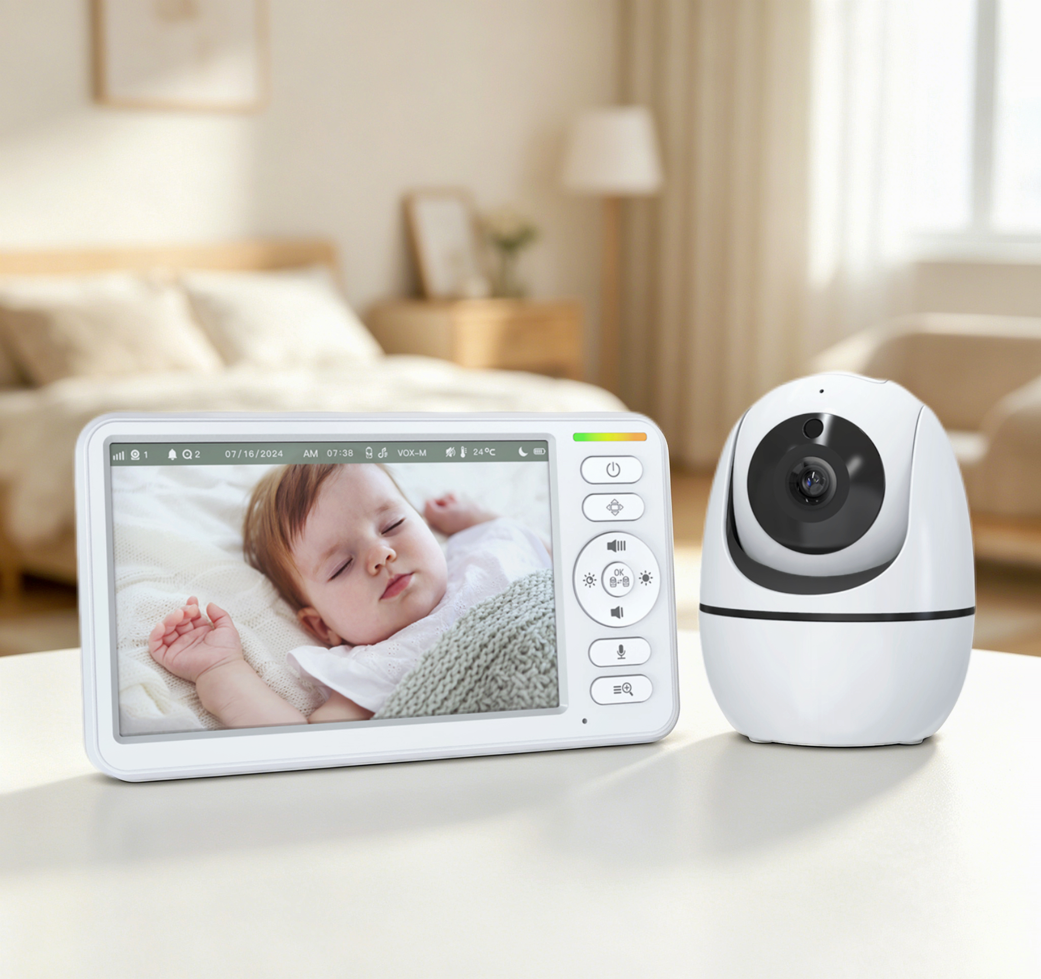 5 Inch Baby Monitor with PTZ C - Smart Home Europe reseña y precio