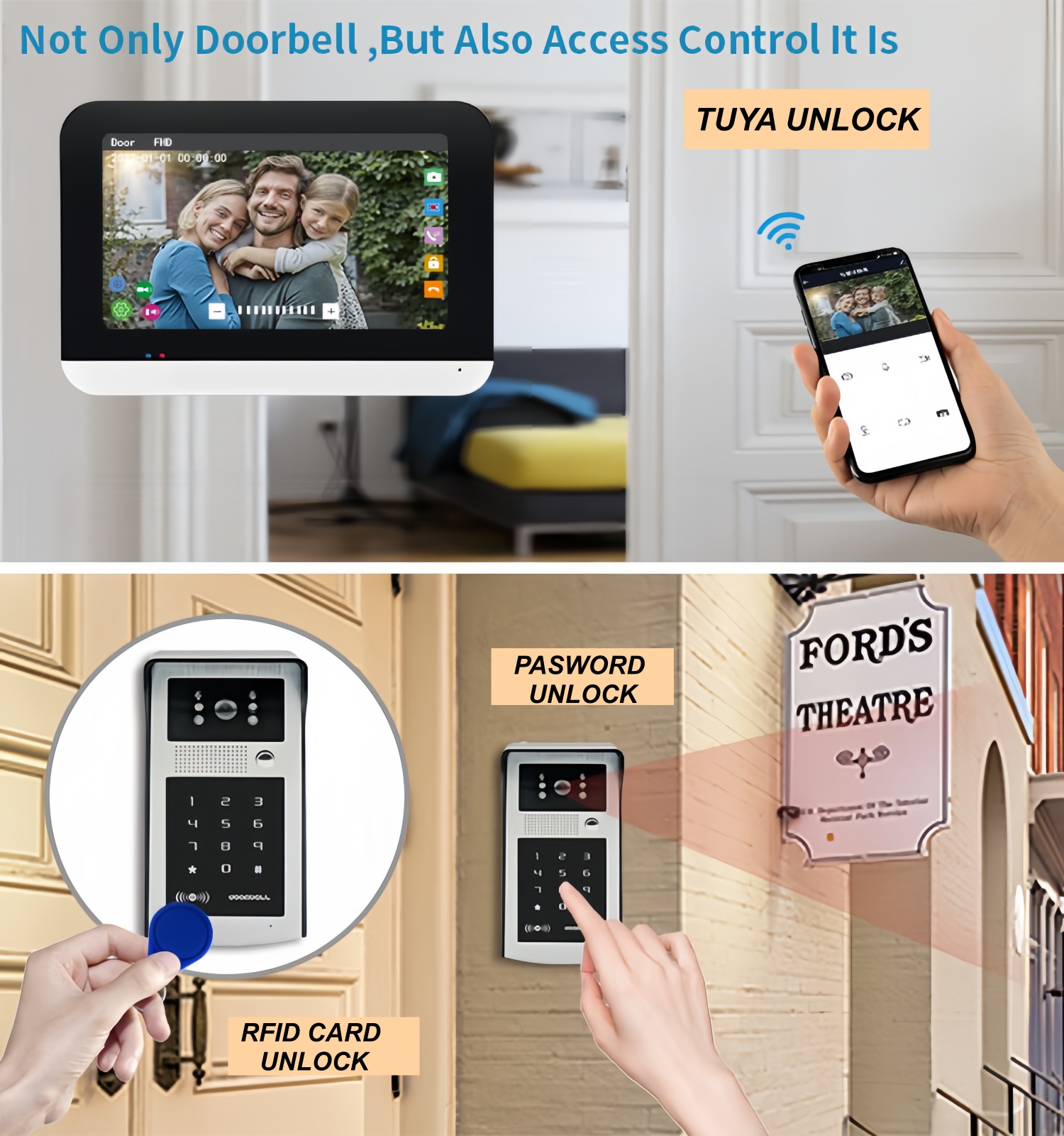 TUYA WIFI video intercom doorb - Smart Home Video Doorbell reseña y precio