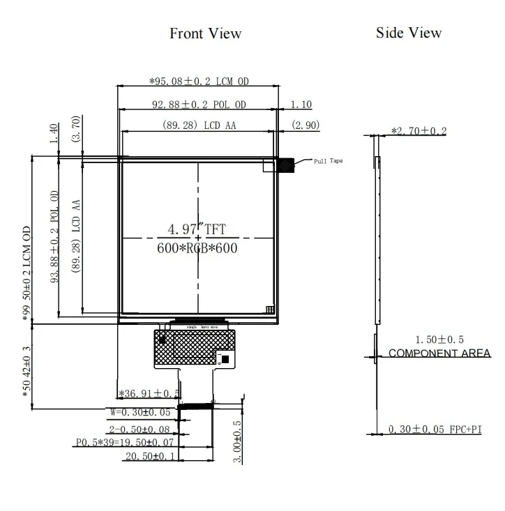 New In Stock 5 Inch Square LCD - Smart Home reseña y precio