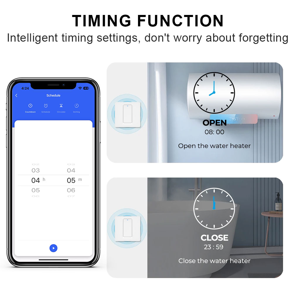 Smart Water Heater Switch/WiFi - Smart Home Google reseña y precio