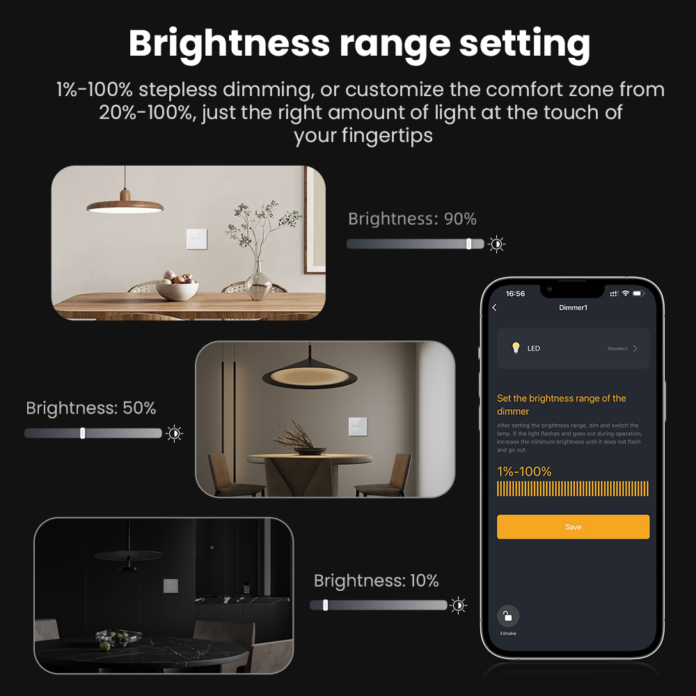 AVATTO WiFi 1/2 Gang Smart Dim - Smart Home Google reseña y precio