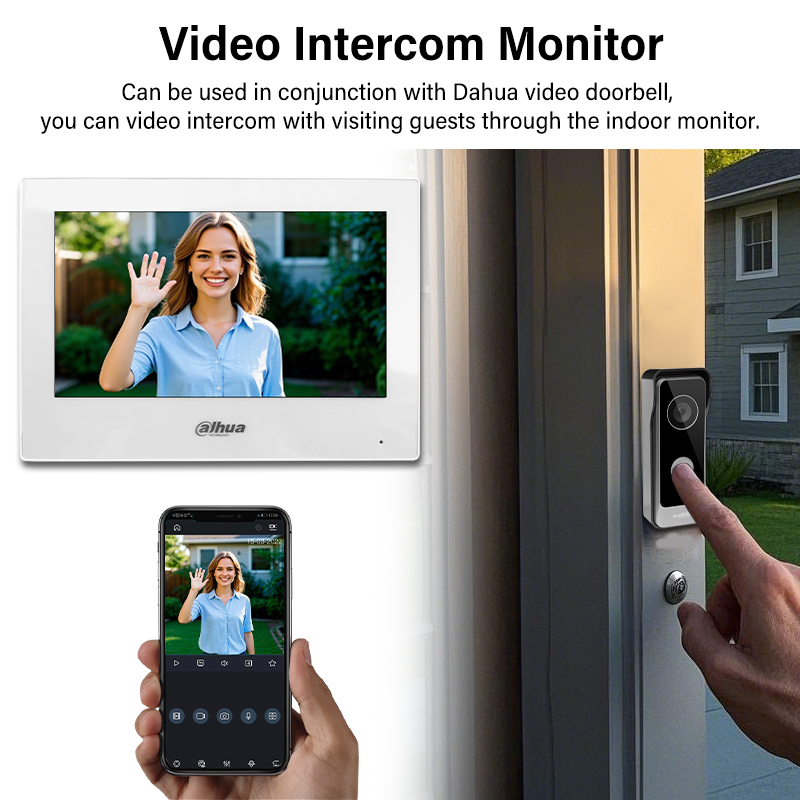 Dahua 2-Wire WiFi Indoor Monit - Smart Home Video Doorbell reseña y precio