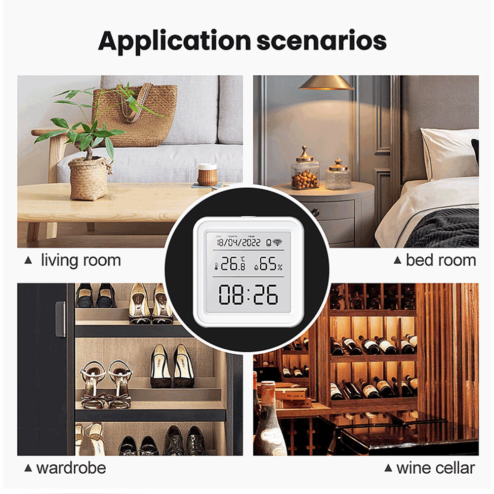 Tuya WIFI Temperature Humidity - Smart Home Gadgets reseña y precio