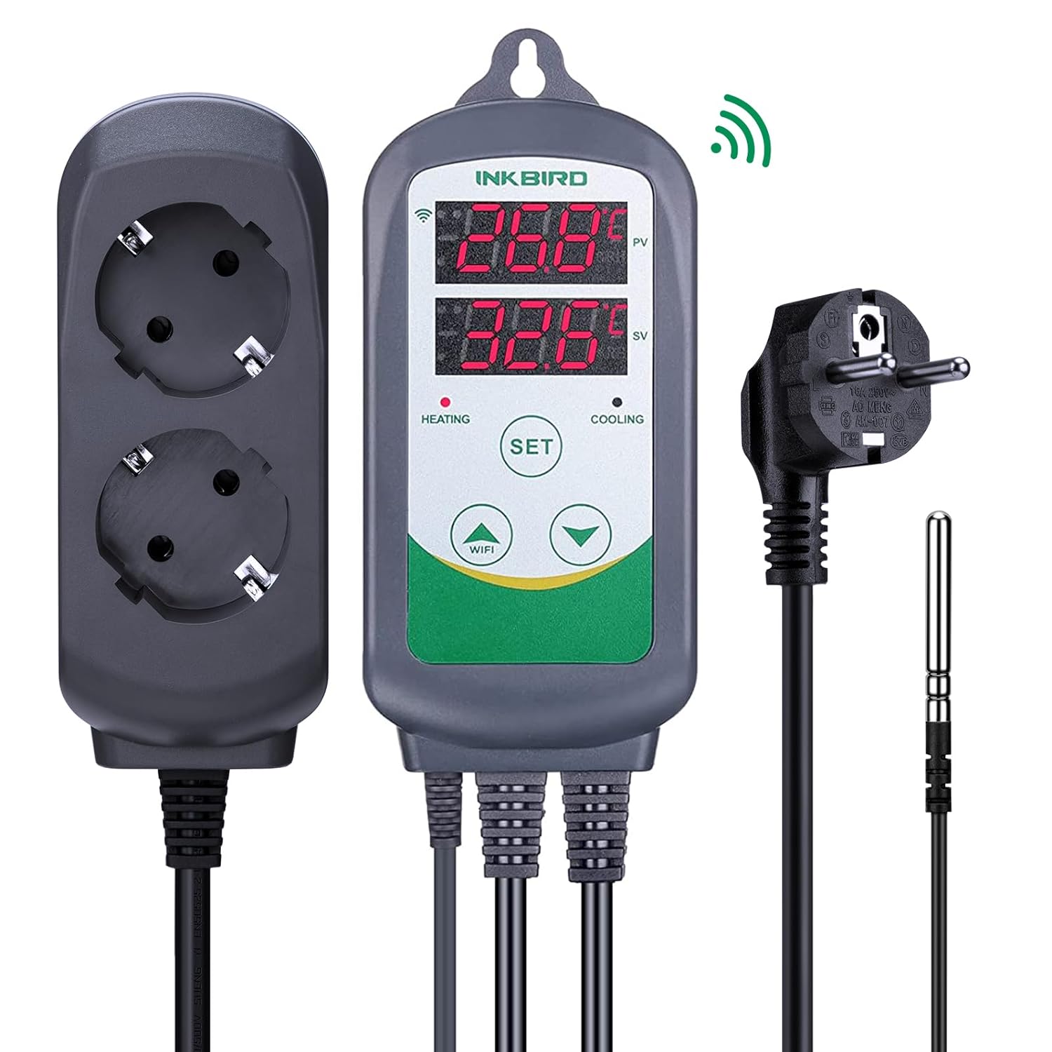 INKBIRD ITC-308-WiFi Digital T - Smart Home Thermostat reseña y precio
