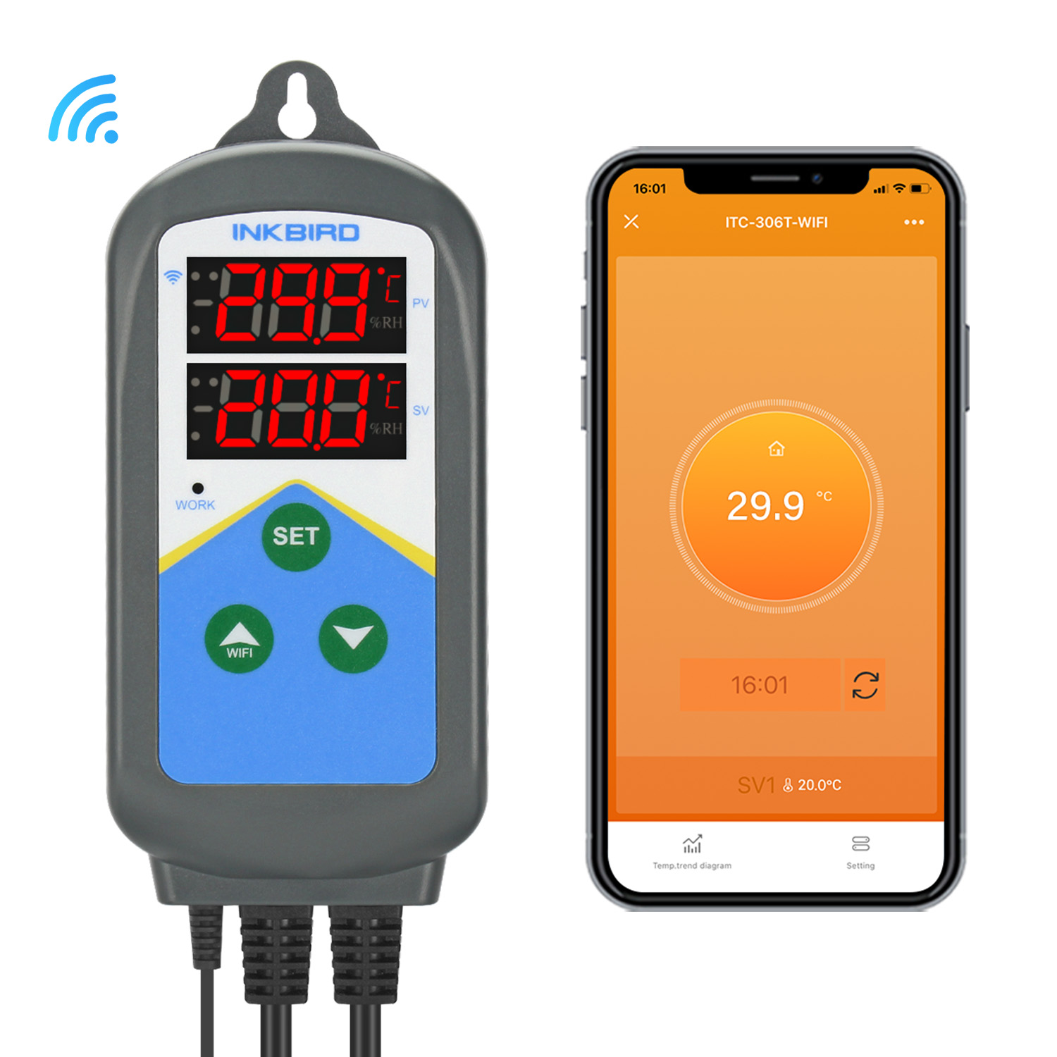 INKBIRD WIFI Thermoregulator I - Smart Home Thermostat reseña y precio